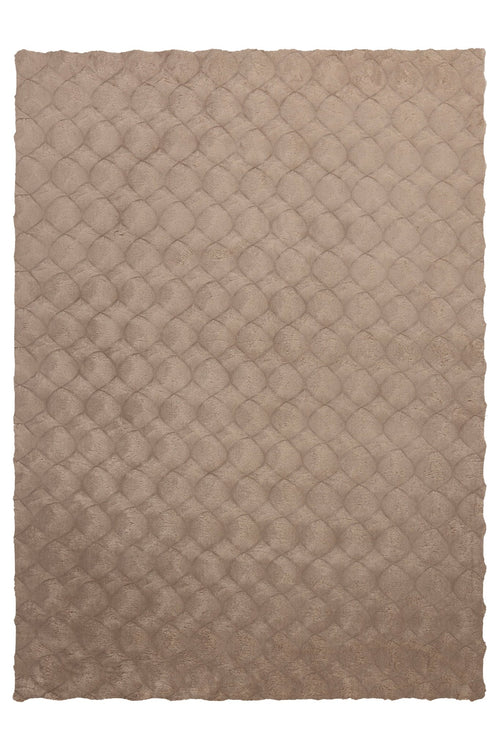 Vloerkleed Diamond Cut 800 taupe – machinegeweven en zacht - Lalee.Avenue