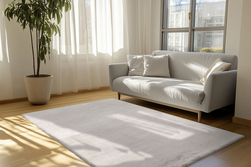 Vloerkleed Eternity poolgrijs – machinegeweven en zacht - Lalee.Avenue