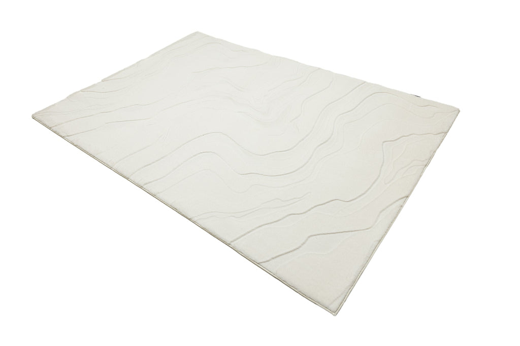 Vloerkleed Interstellar 500 wit – machinegeweven en zacht - Lalee.Avenue