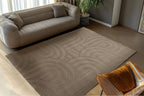 Vloerkleed Interstellar 501 taupe – machinegeweven en zacht - Lalee.Avenue