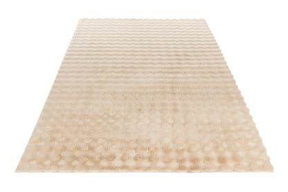 Lalee.Avenue Vloerkleed My Aspen beige recht van voren gefotografeerd