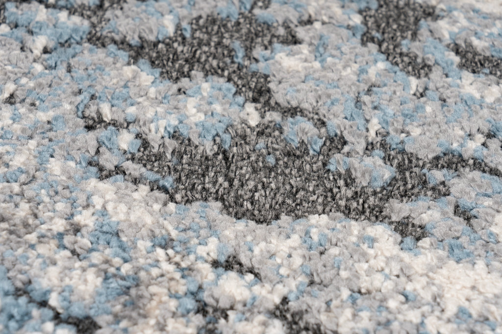 Vloerkleed My Bologna 460 blauw loper – polypropyleen & polyester - Lalee.Avenue