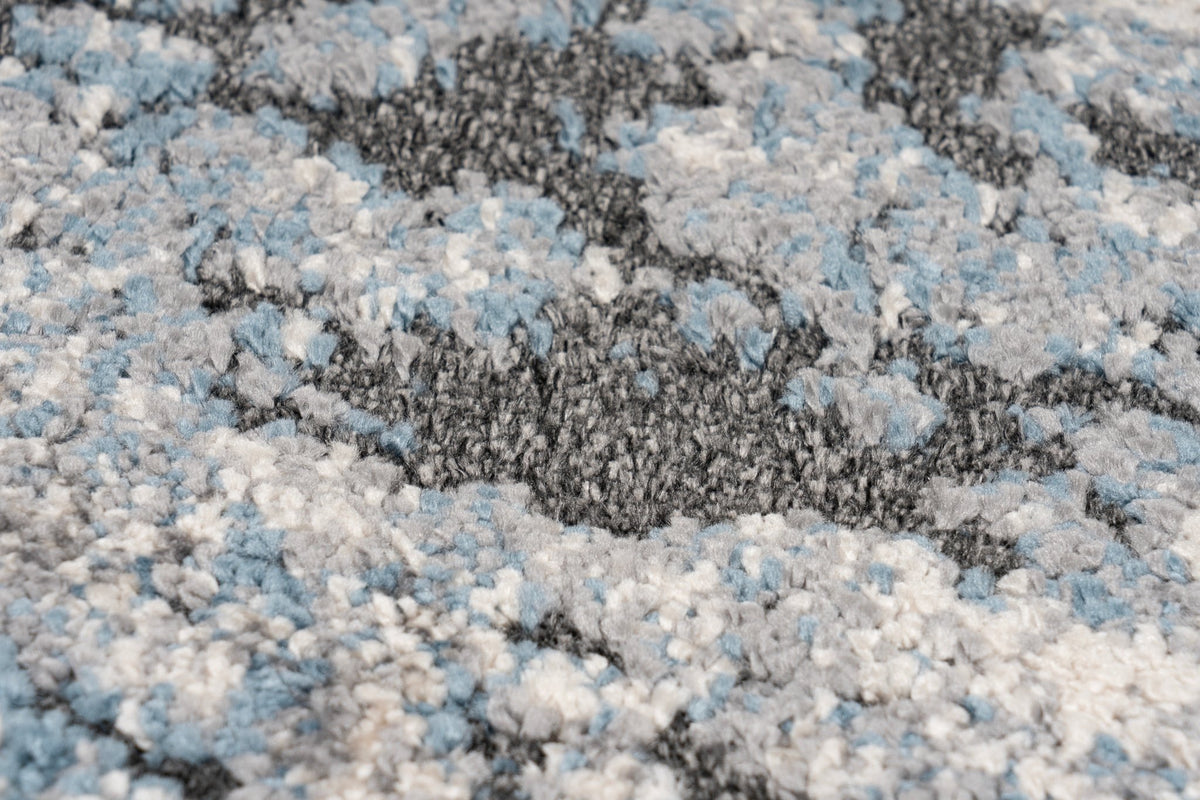 Vloerkleed My Bologna 460 blauw loper – polypropyleen & polyester - Lalee.Avenue
