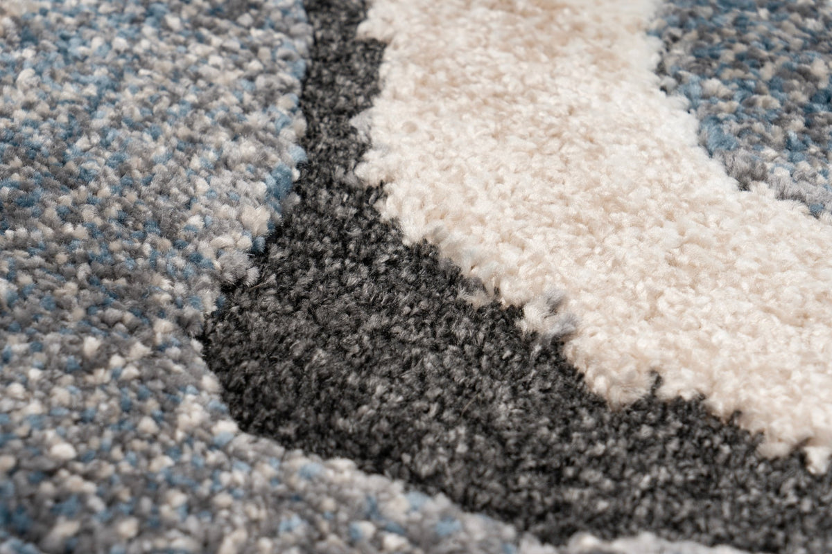 Vloerkleed My Bologna 461 blauw loper – polypropyleen & polyester - Lalee.Avenue