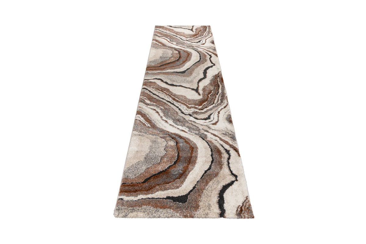 Vloerkleed My Bologna 461 terracotta loper – polypropyleen & polyester - Lalee.Avenue