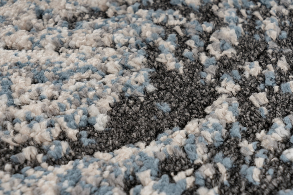 Vloerkleed My Bologna 462 blauw loper – machinegeweven en zacht - Lalee.Avenue