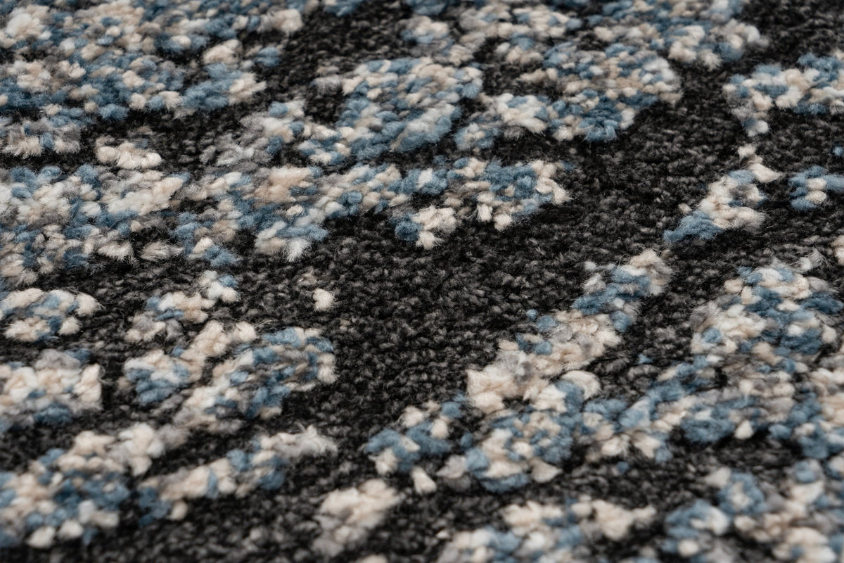 Vloerkleed My Bologna 462 blauw – machinegeweven en zacht - Lalee.Avenue