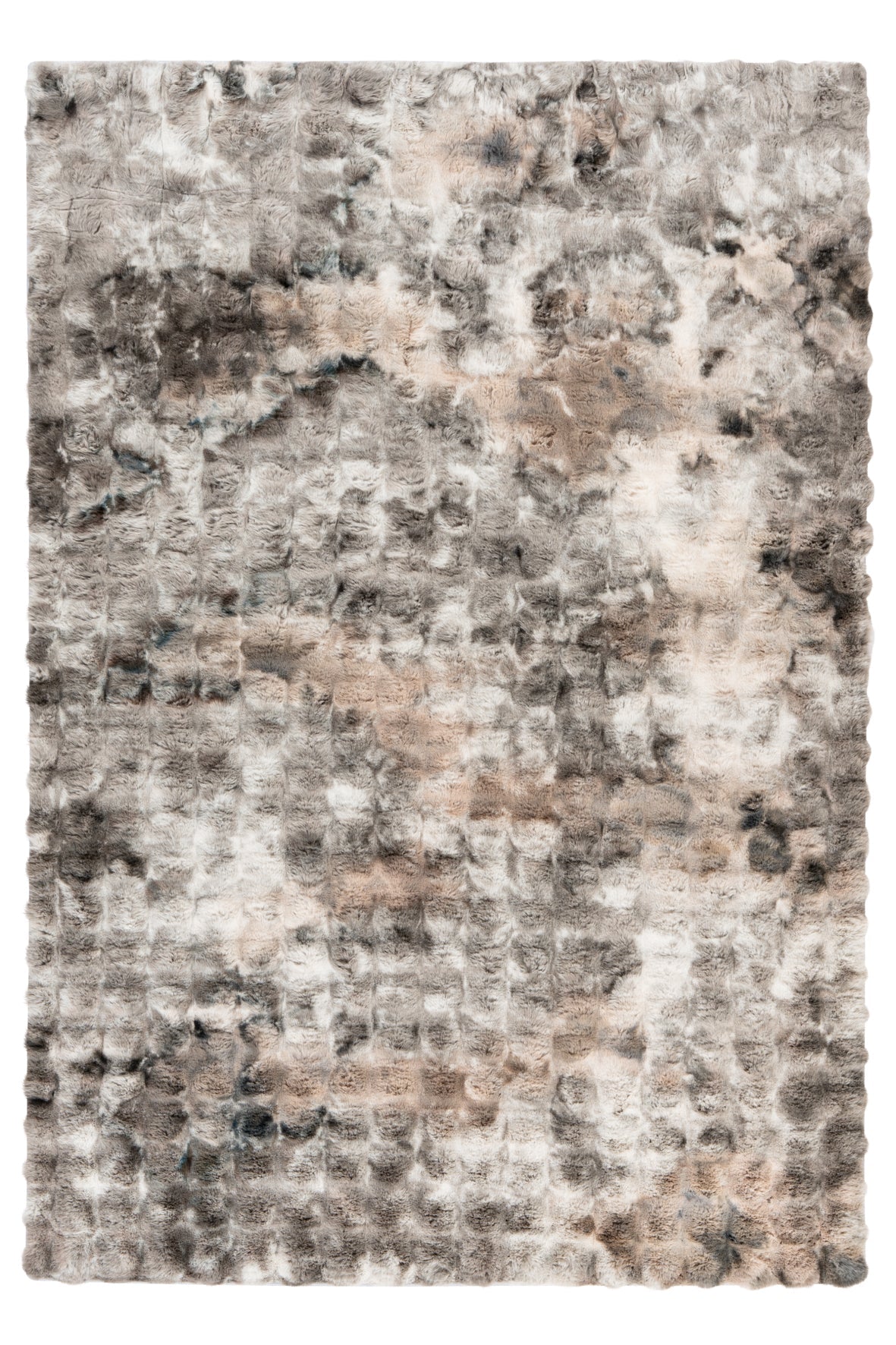 Vloerkleed My Camouflage grijs – handgetuft en zacht - Lalee.Avenue