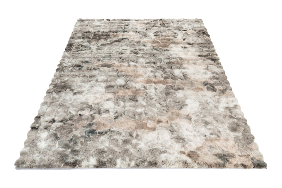Vloerkleed My Camouflage grijs – handgetuft en zacht - Lalee.Avenue