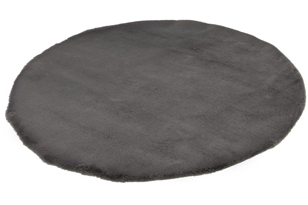 Vloerkleed My Cha Cha Rond grijs – handgetuft en zacht - Lalee.Avenue