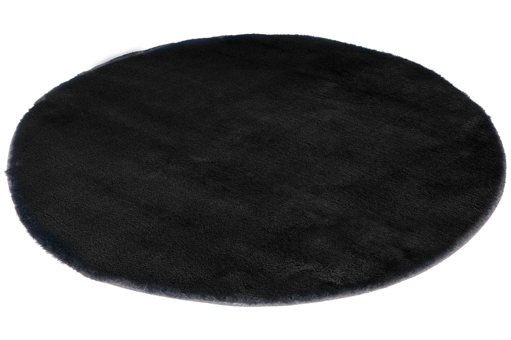Vloerkleed My Cha Cha Rond zwart – handgetuft en zacht - Lalee.Avenue