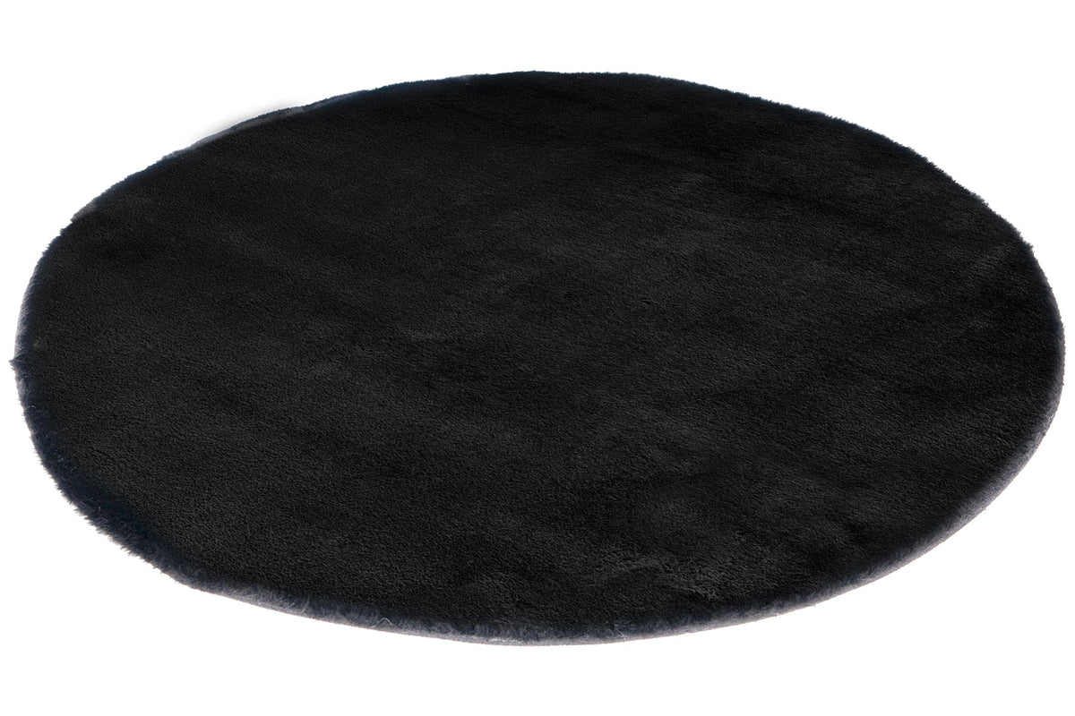 Vloerkleed My Cha Cha Rond zwart – handgetuft en zacht - Lalee.Avenue