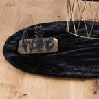 Vloerkleed My Cha Cha Rond zwart – handgetuft en zacht - Lalee.Avenue