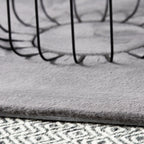 Vloerkleed My Cha Cha zilver – handgetuft en zacht - Lalee.Avenue
