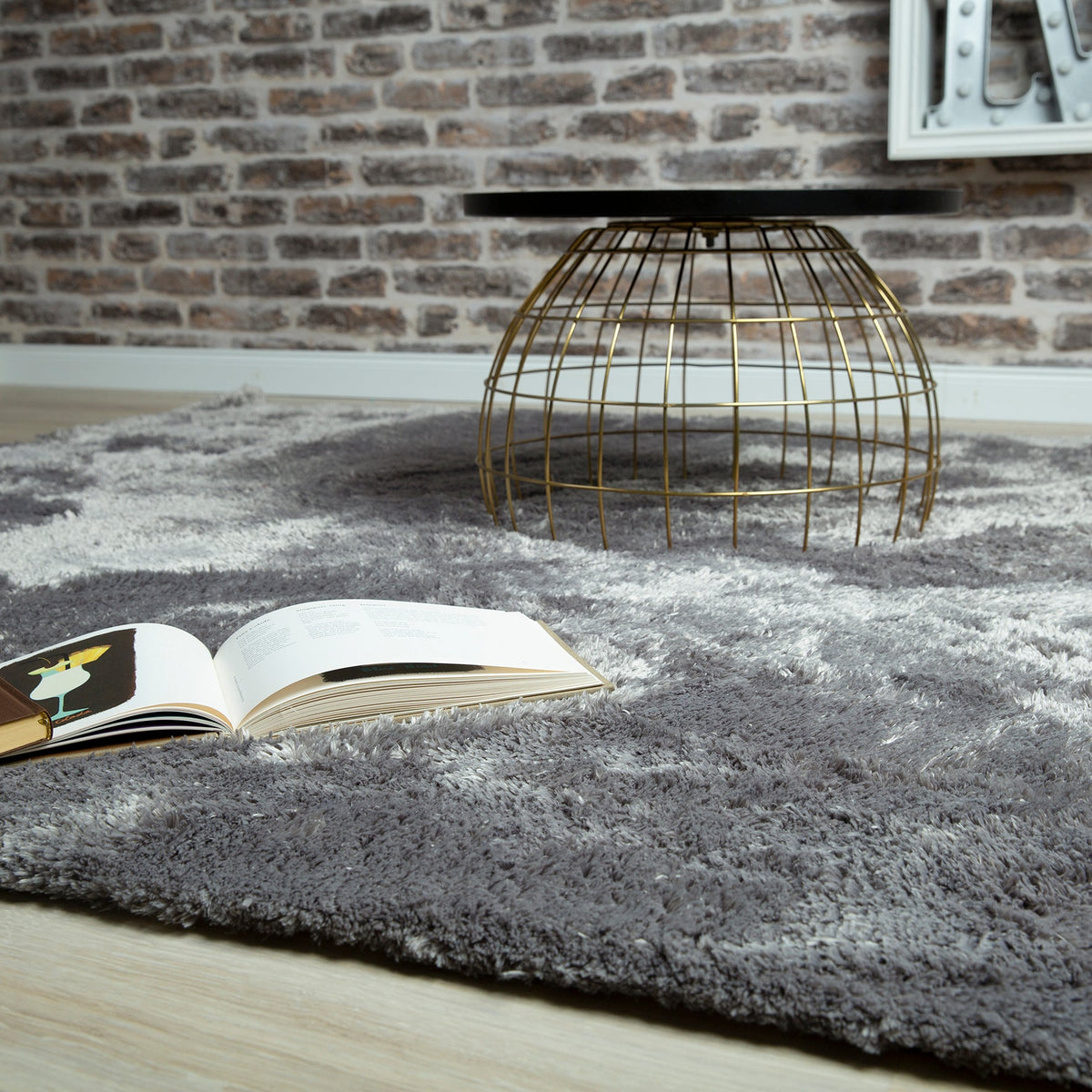 Vloerkleed My Curacao zilver – handgetuft en zacht - Lalee.Avenue