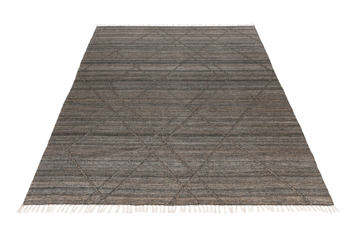 Vloerkleed My Dakar 365 antraciet – handgeweven en stijlvol - Lalee.Avenue