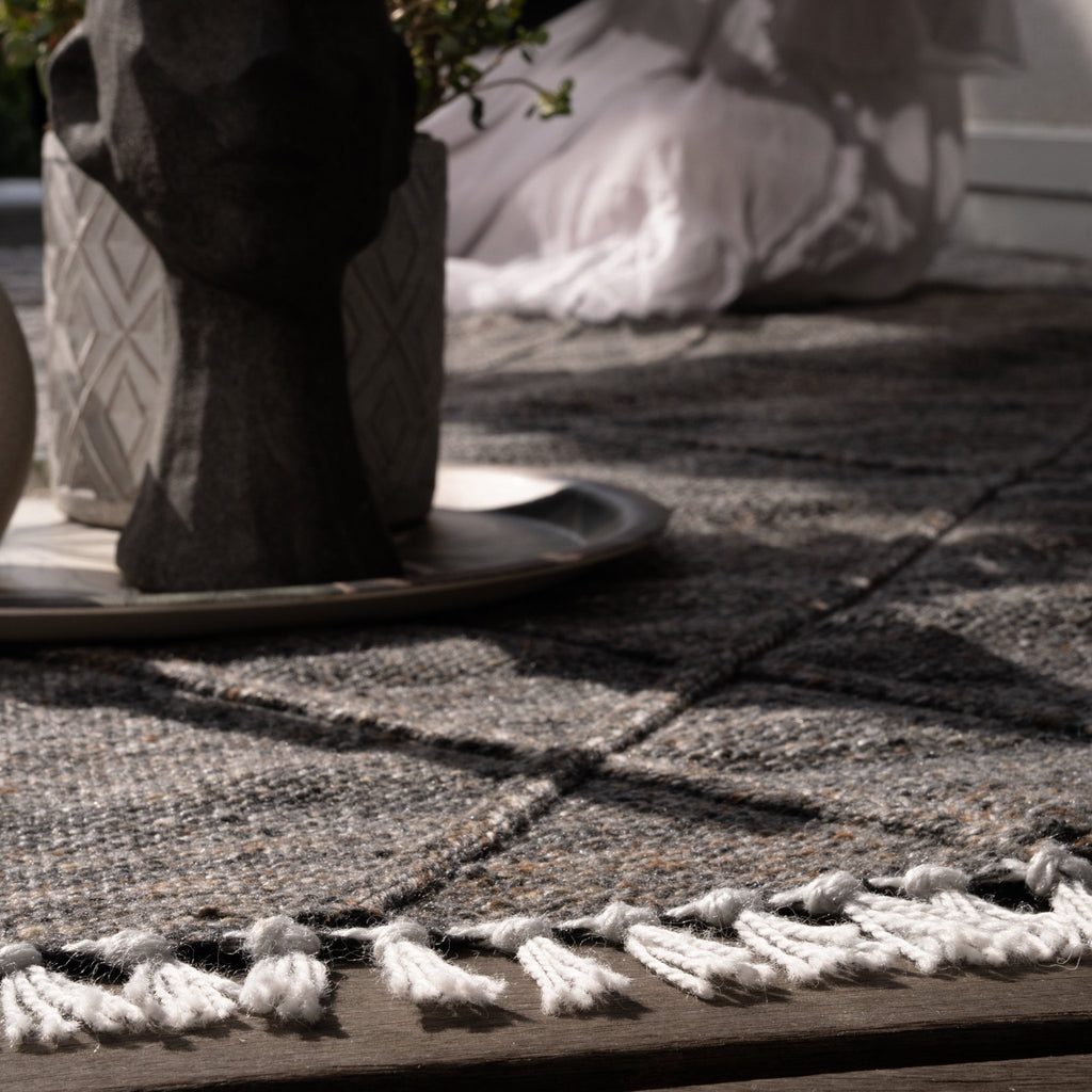 Vloerkleed My Dakar 365 antraciet – handgeweven en stijlvol - Lalee.Avenue