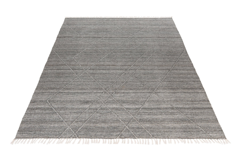 Vloerkleed My Dakar 365 grijs – handgeweven en stijlvol - Lalee.Avenue