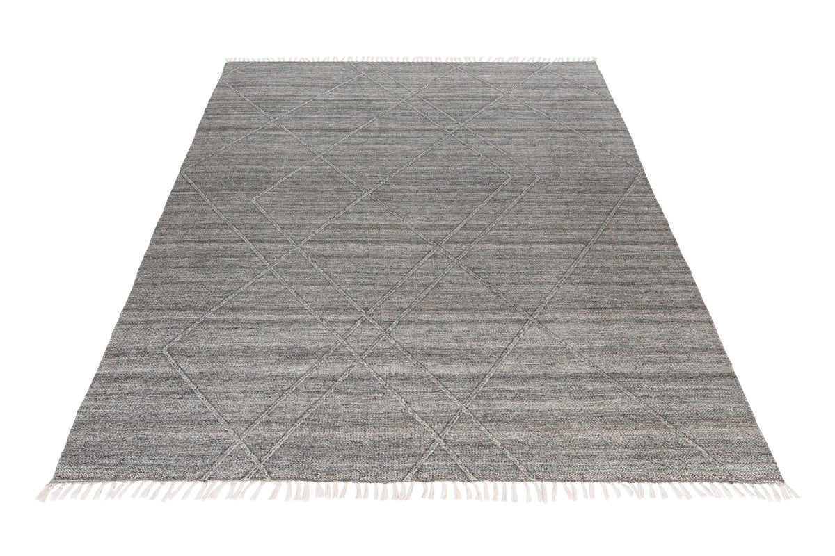 Vloerkleed My Dakar 365 grijs – handgeweven en stijlvol - Lalee.Avenue