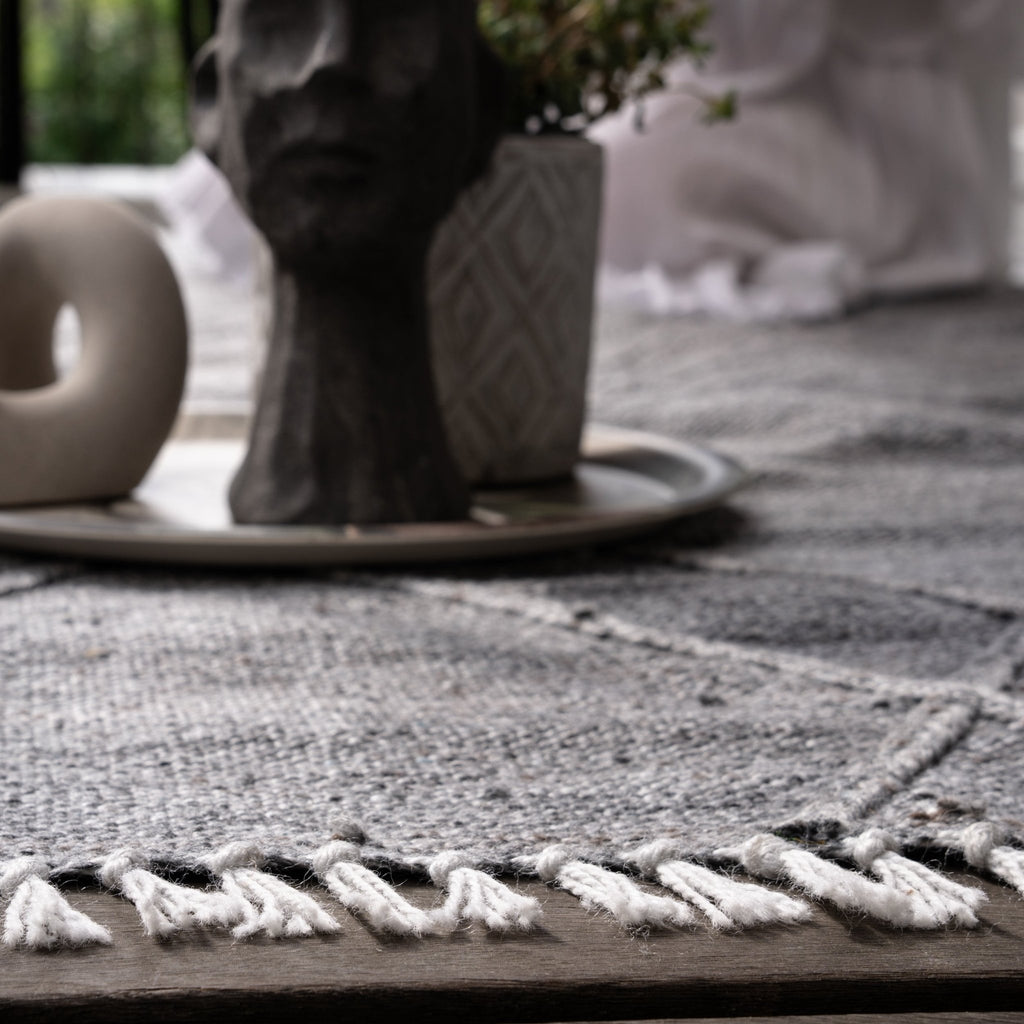 Vloerkleed My Dakar 365 grijs – handgeweven en stijlvol - Lalee.Avenue