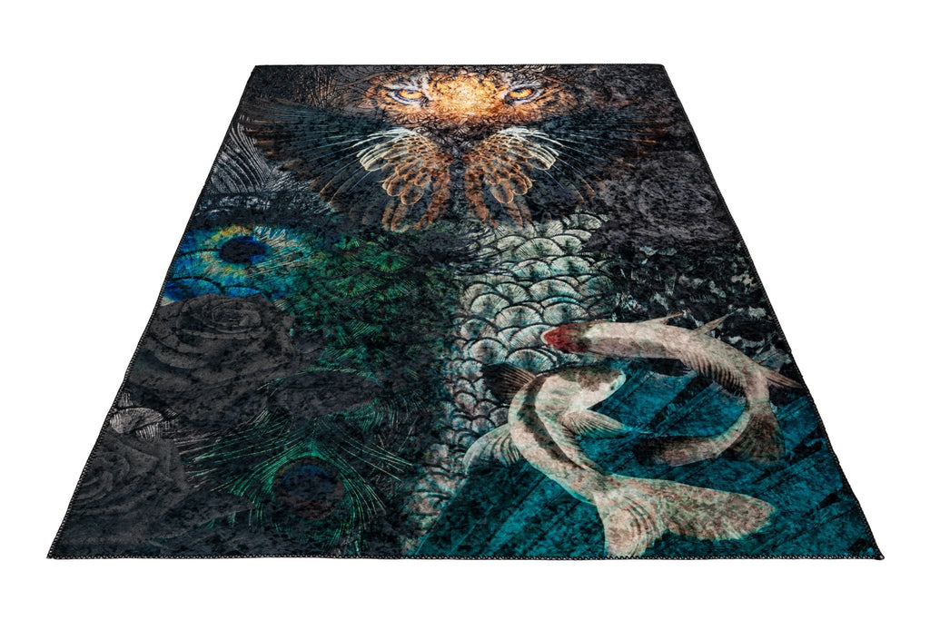 Vloerkleed My Exotic 210 multicolor – jacquard geweven en zacht - Lalee.Avenue