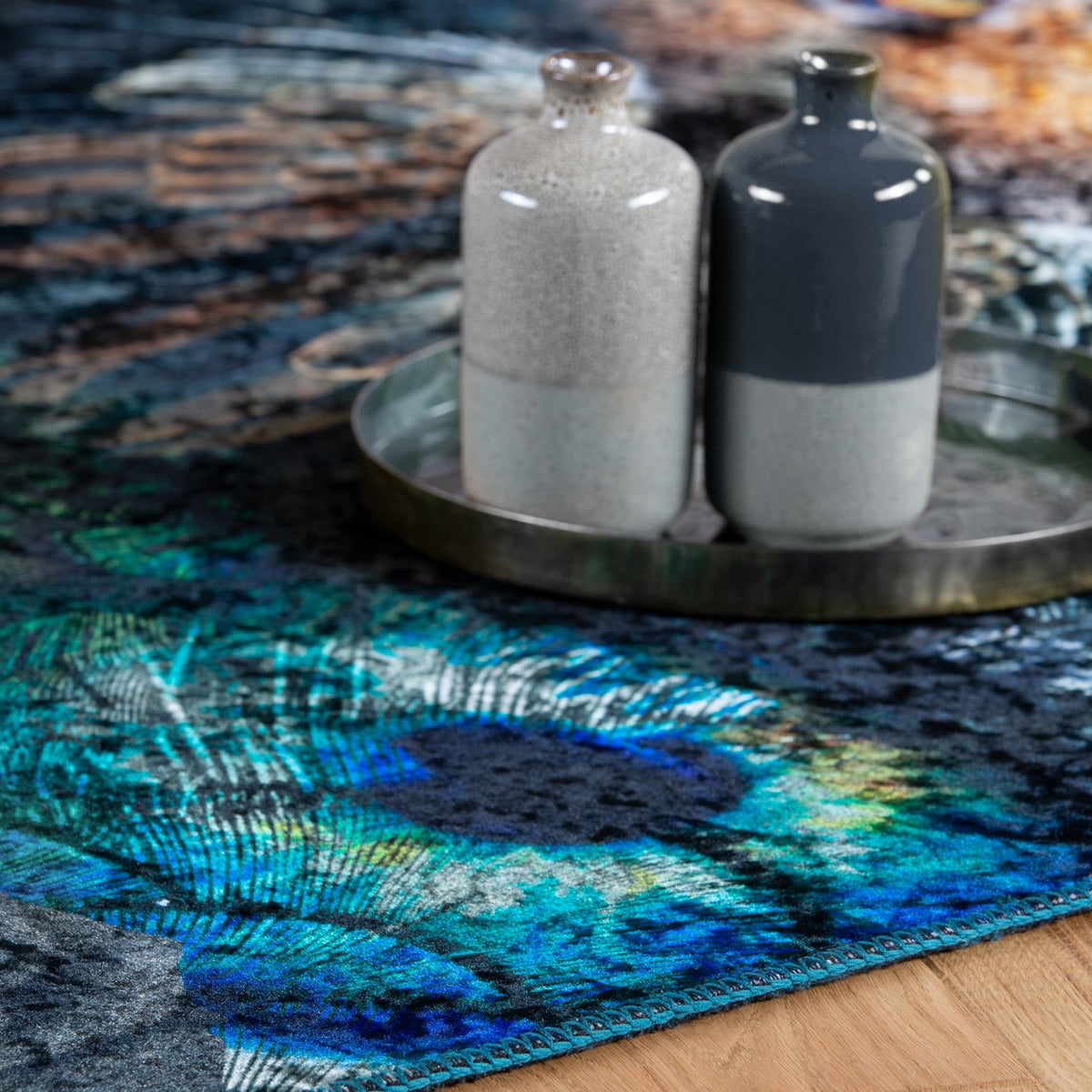 Vloerkleed My Exotic 210 multicolor – jacquard geweven en zacht - Lalee.Avenue