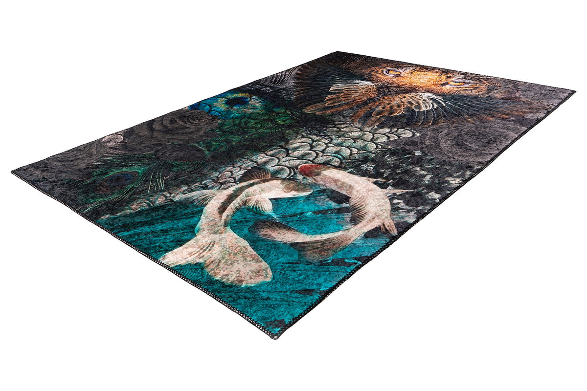 Vloerkleed My Exotic 210 multicolor – jacquard geweven en zacht - Lalee.Avenue