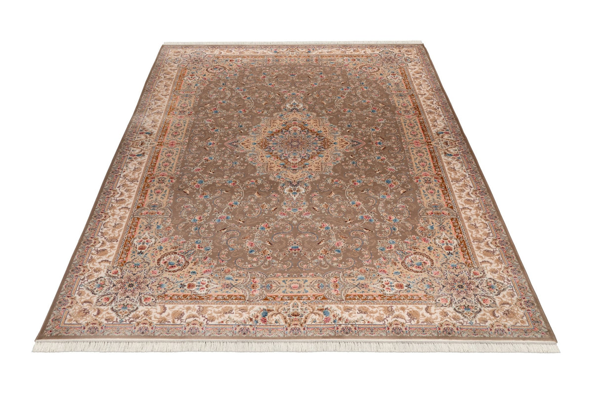 Vloerkleed My Farah Diba 941 walnoot – machinegeweven en zacht - Lalee.Avenue