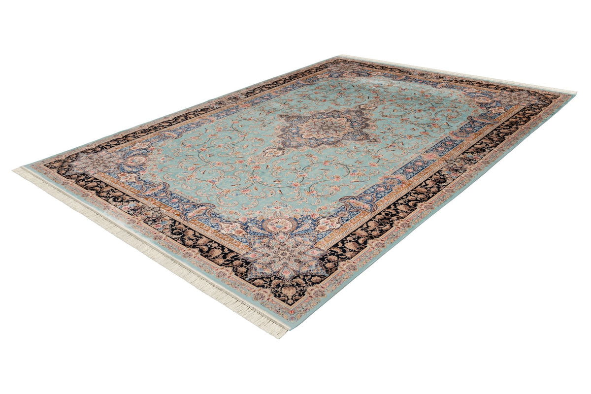 Vloerkleed My Farah Diba 943 blauw – machinegeweven en zacht - Lalee.Avenue