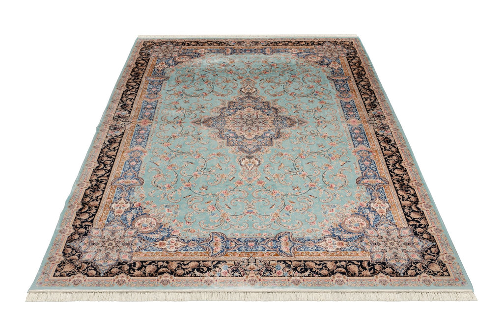 Vloerkleed My Farah Diba 943 blauw – machinegeweven en zacht - Lalee.Avenue