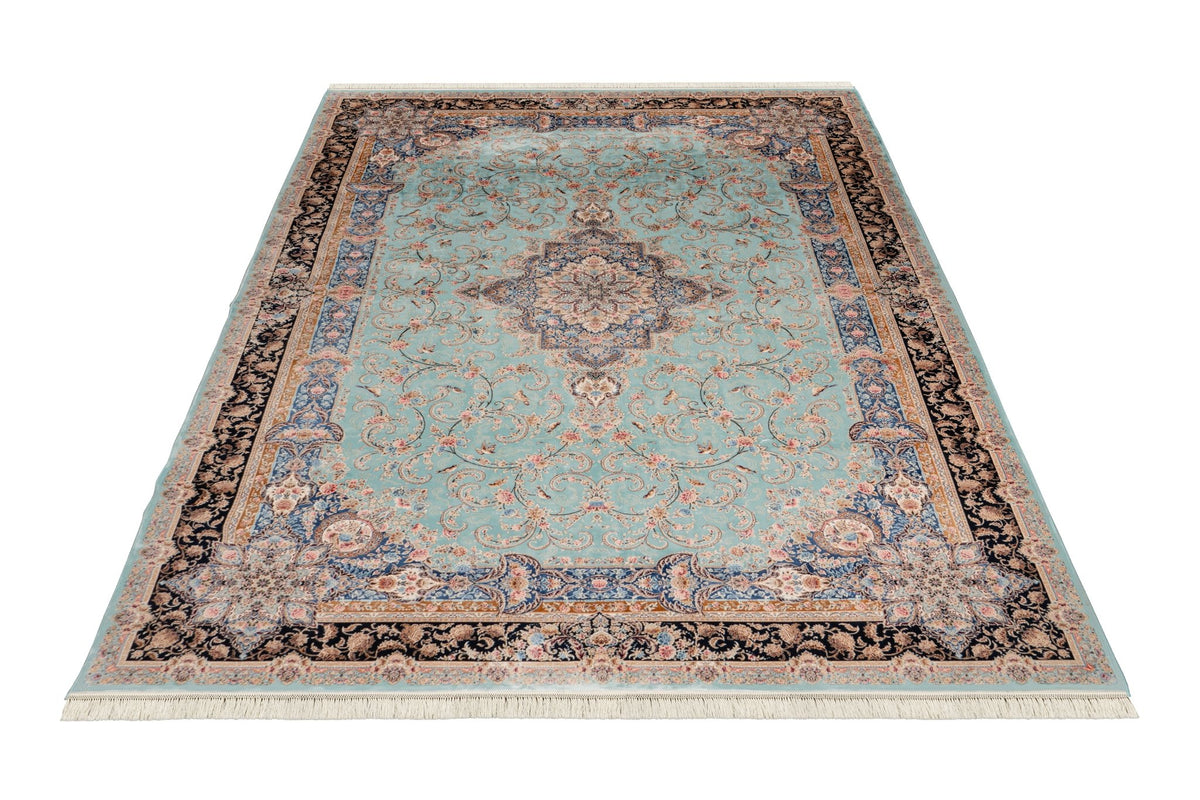 Vloerkleed My Farah Diba 943 blauw – machinegeweven en zacht - Lalee.Avenue