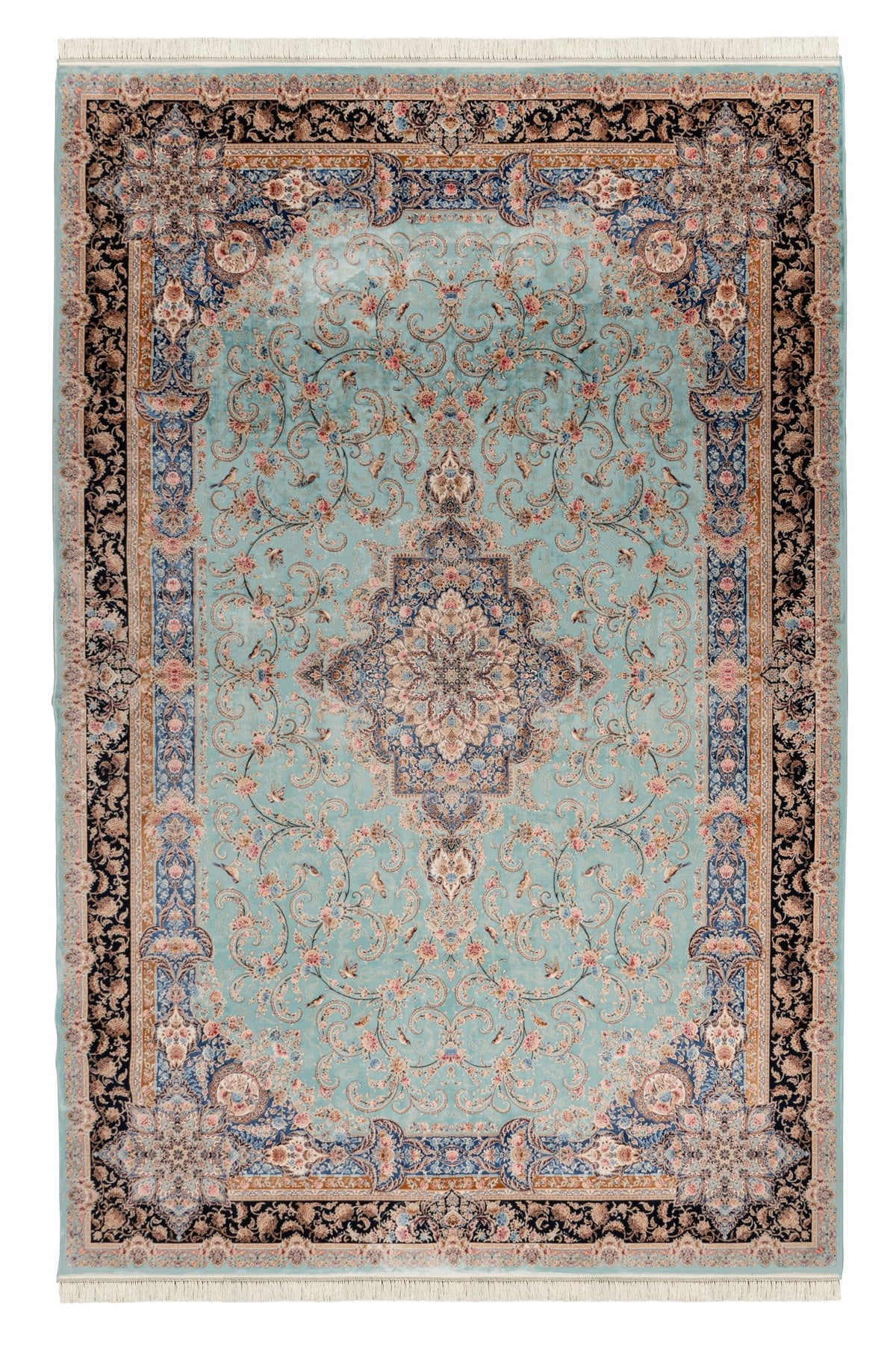 Vloerkleed My Farah Diba 943 blauw – machinegeweven en zacht - Lalee.Avenue