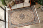 Vloerkleed My Farah Diba 945 beige – machinegeweven en zacht - Lalee.Avenue