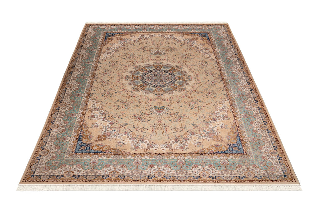 Vloerkleed My Farah Diba 945 beige – machinegeweven en zacht - Lalee.Avenue
