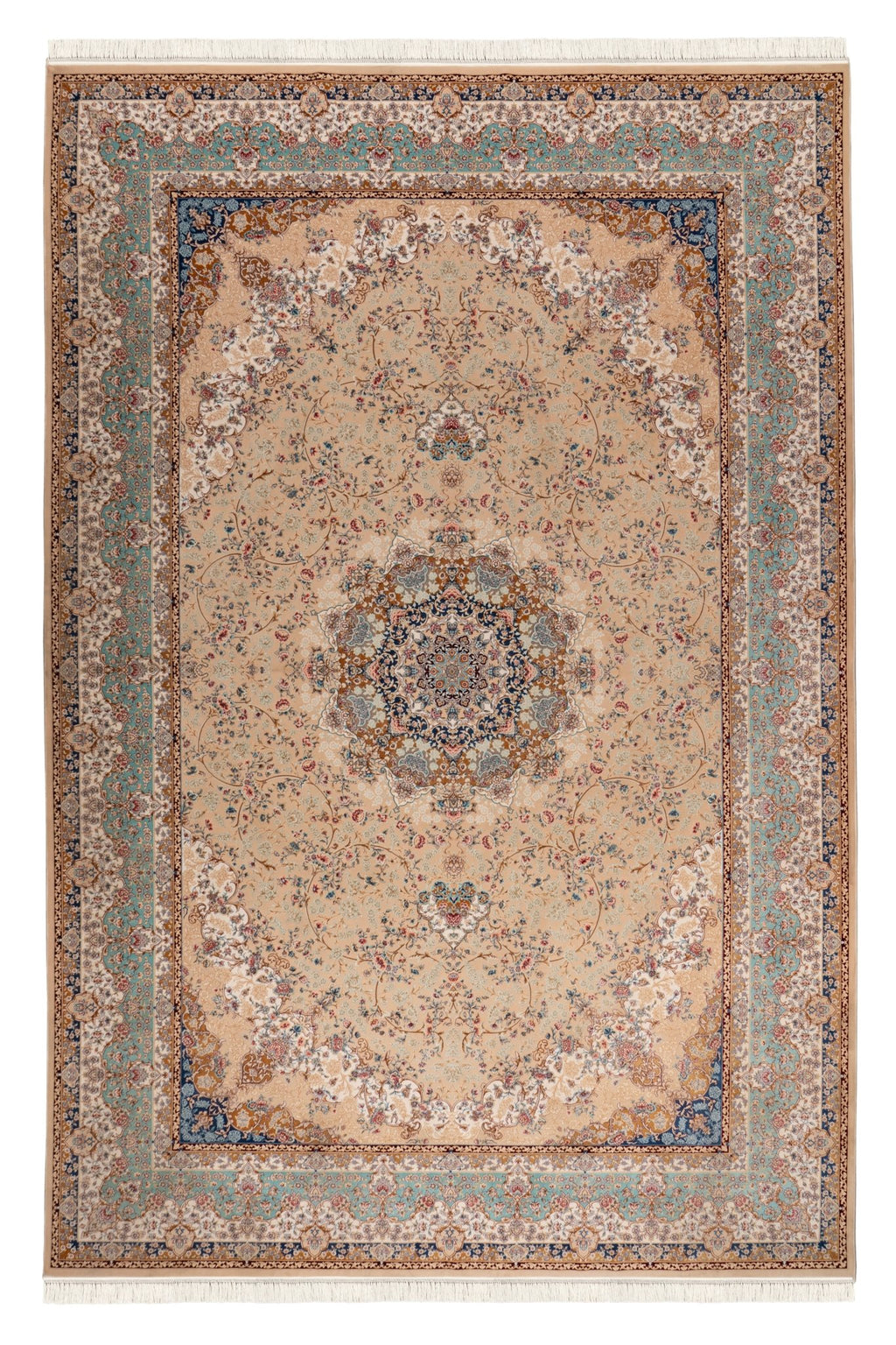 Vloerkleed My Farah Diba 945 beige – machinegeweven en zacht - Lalee.Avenue