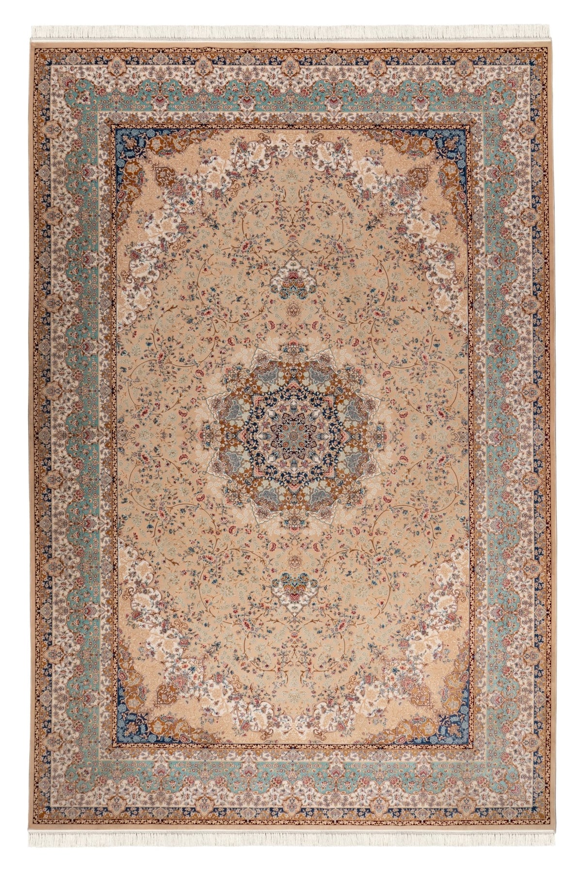 Vloerkleed My Farah Diba 945 beige – machinegeweven en zacht - Lalee.Avenue