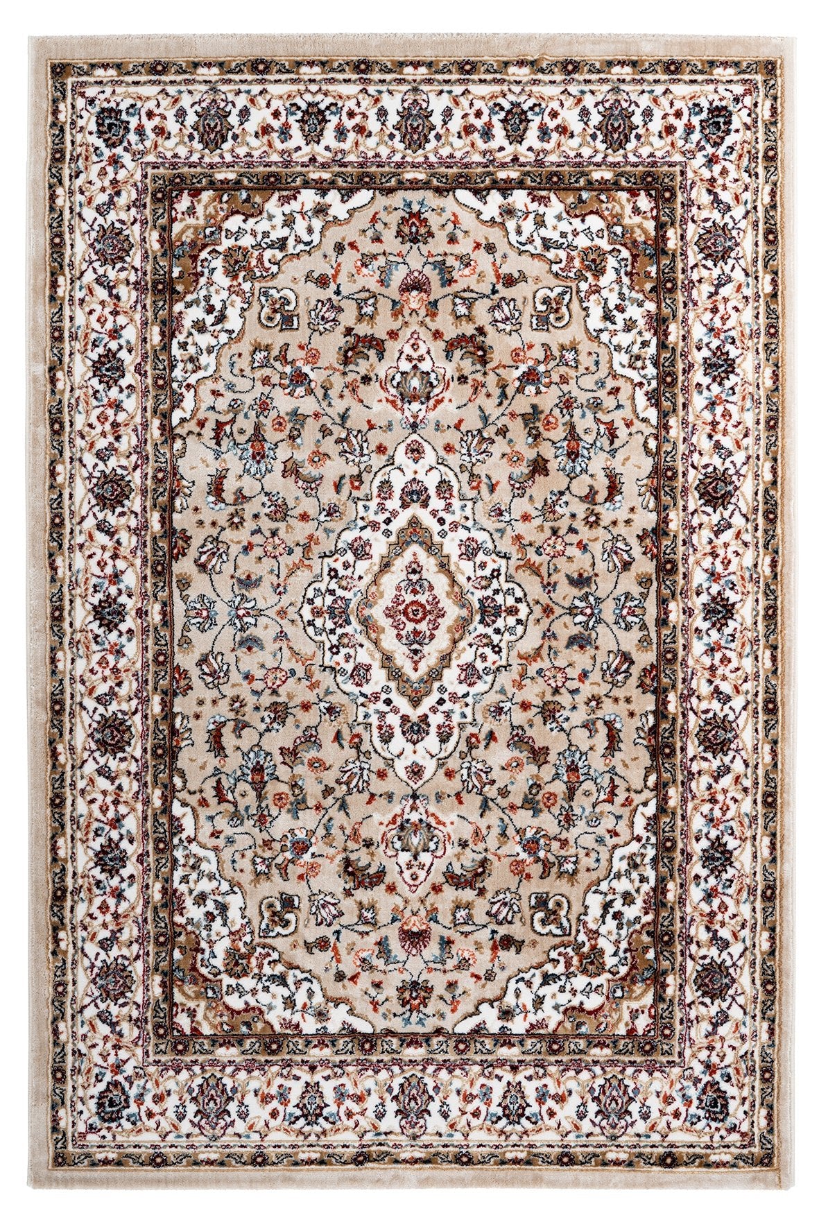 Vloerkleed My Isfahan 740 beige – machinegeweven en zacht - Lalee.Avenue