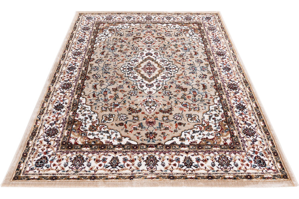 Vloerkleed My Isfahan 740 beige – machinegeweven en zacht - Lalee.Avenue
