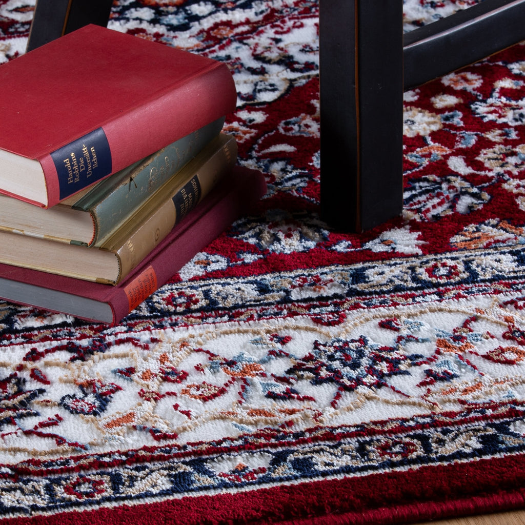 Vloerkleed My Isfahan 740 rood – machinegeweven en zacht - Lalee.Avenue