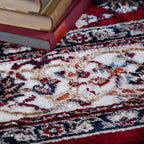 Vloerkleed My Isfahan 740 rood – machinegeweven en zacht - Lalee.Avenue