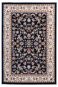 Vloerkleed My Isfahan 741 marineblauw – machinegeweven en zacht - Lalee.Avenue