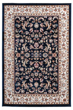 Vloerkleed My Isfahan 741 marineblauw – machinegeweven en zacht - Lalee.Avenue