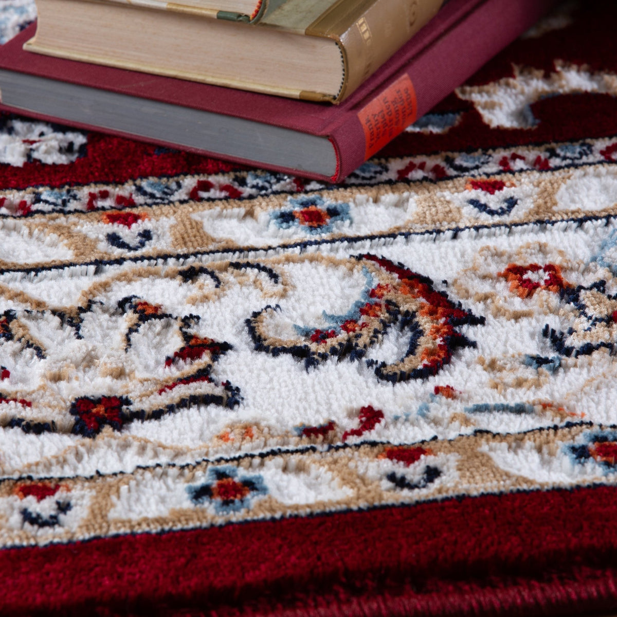 Vloerkleed My Isfahan 741 rood – machinegeweven en zacht - Lalee.Avenue