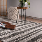 Vloerkleed My Jaipur 335 grijs – handgeweven en stijlvol - Lalee.Avenue
