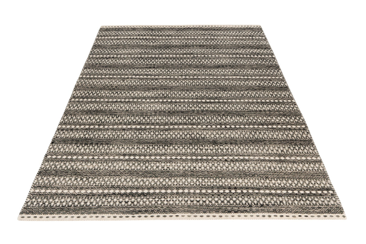 Vloerkleed My Jaipur 335 grijs – handgeweven en stijlvol - Lalee.Avenue
