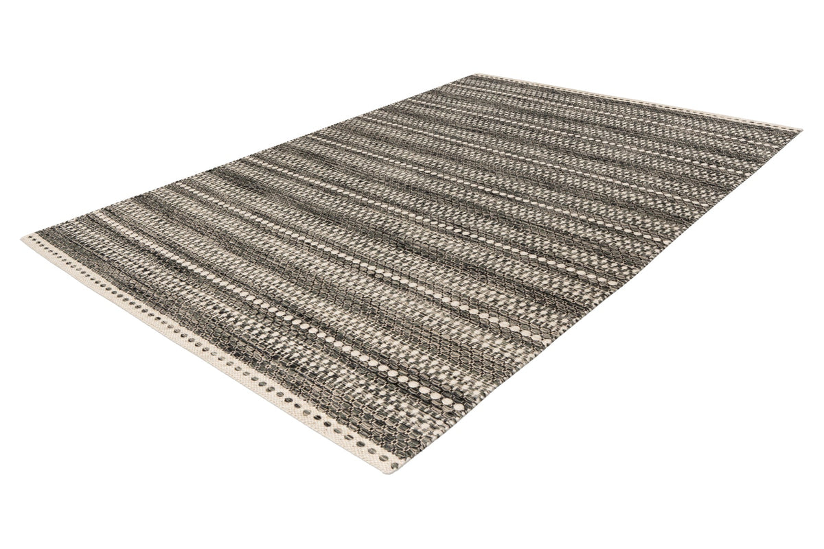 Vloerkleed My Jaipur 335 grijs – handgeweven en stijlvol - Lalee.Avenue