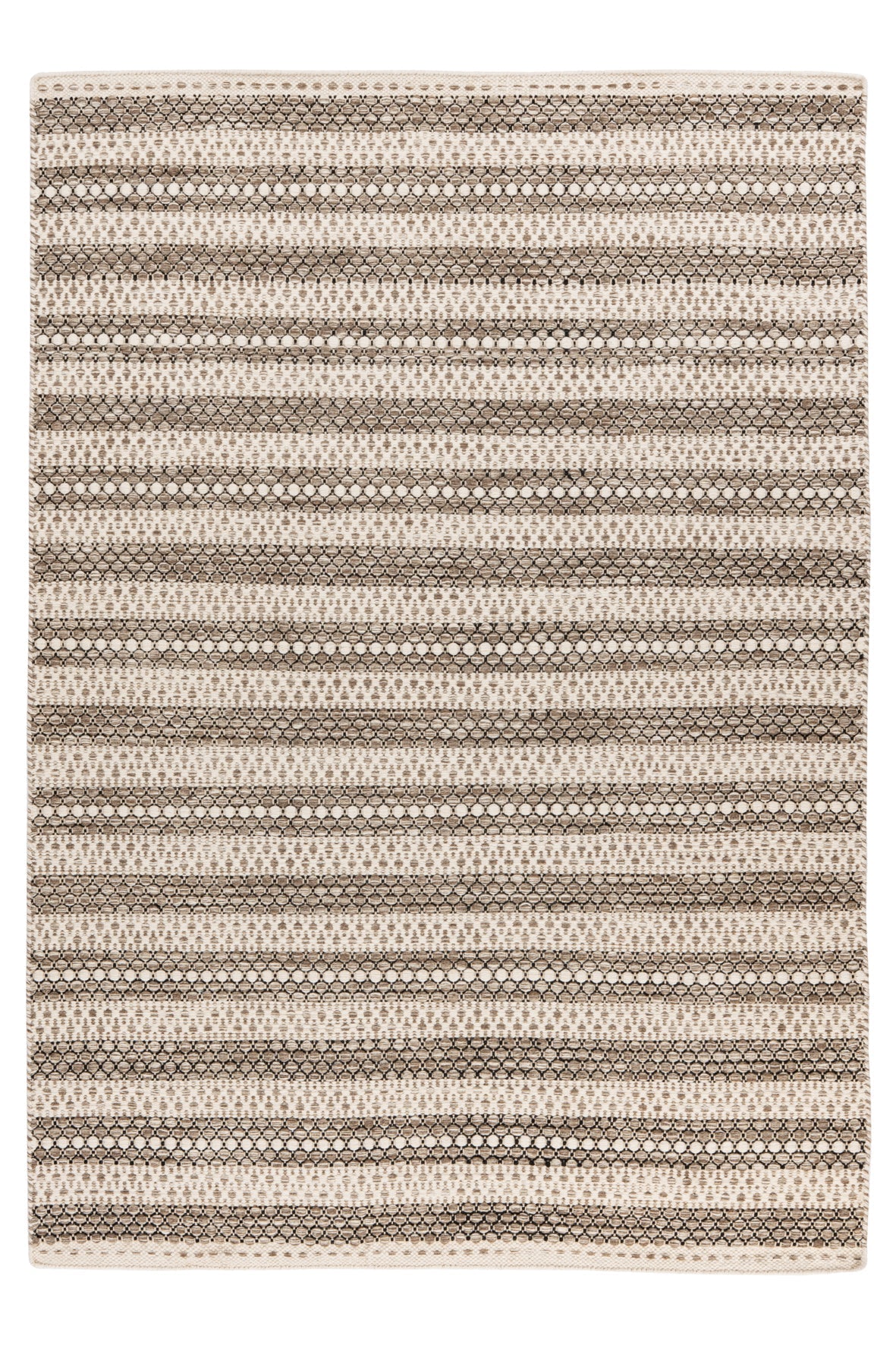 Vloerkleed My Jaipur 335 taupe – handgeweven en stijlvol - Lalee.Avenue