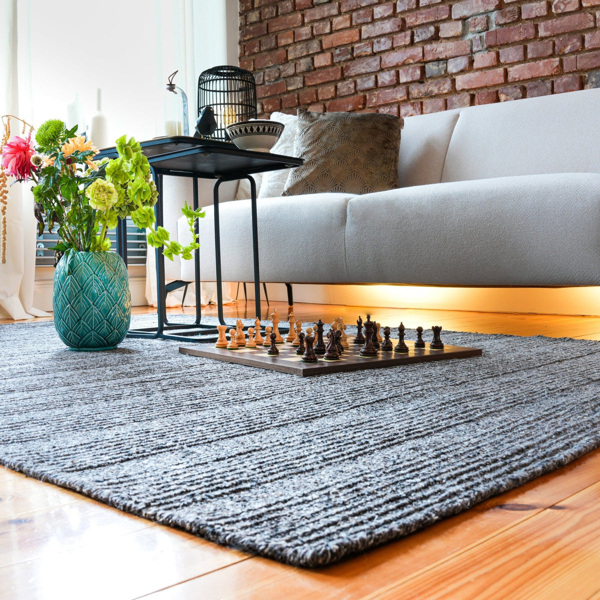 Vloerkleed My Jarven 935 taupe – handgeweven en stijlvol - Lalee.Avenue