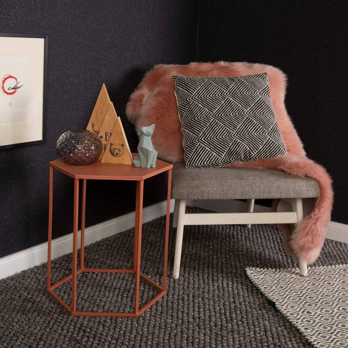 Vloerkleed My Loft grafiet – handgemaakt en zacht - Lalee.Avenue