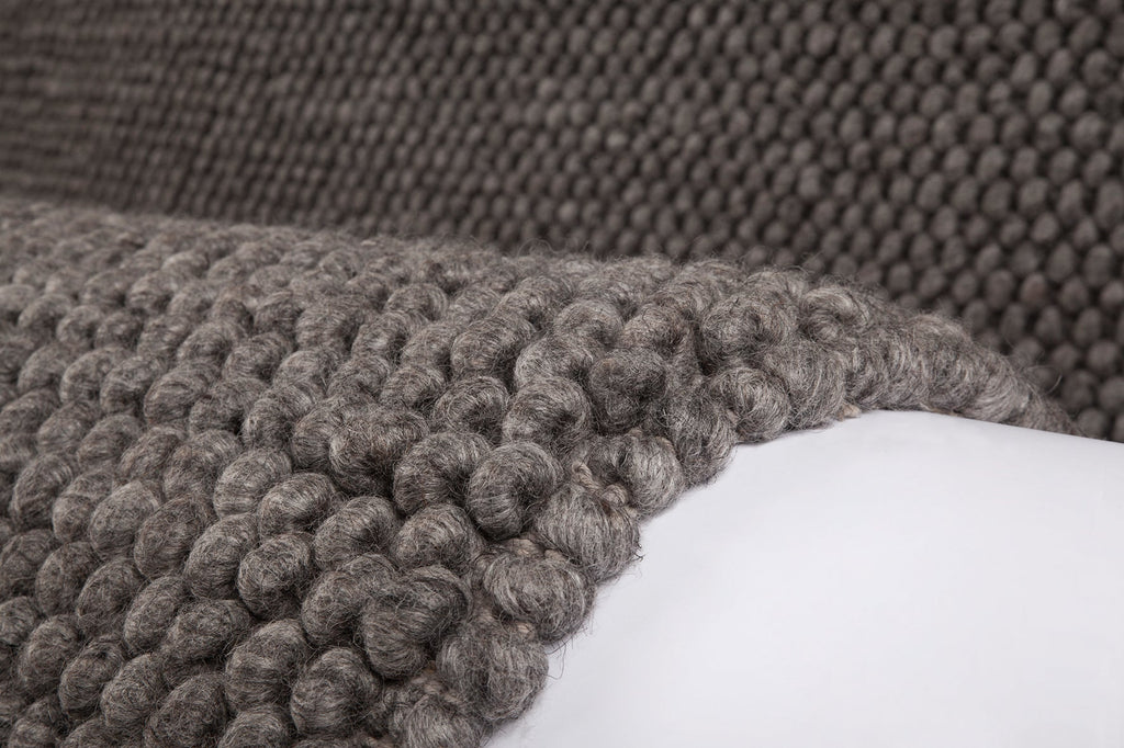Vloerkleed My Loft grafiet – handgemaakt en zacht - Lalee.Avenue
